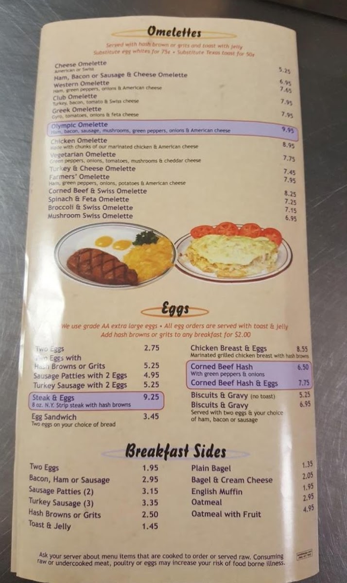 Menu Olympic Grill-8